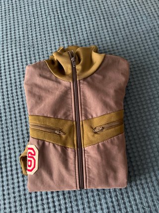 Chaqueta Adidas Vintage Talla M Verde y Marrón