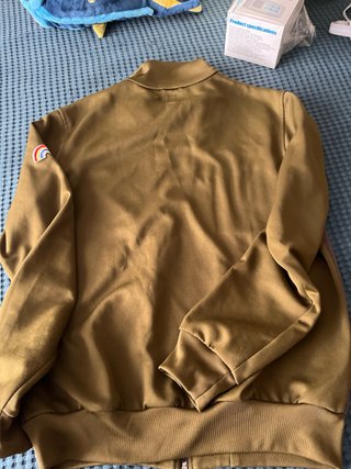 Chaqueta Adidas Vintage Talla M Verde y Marrón