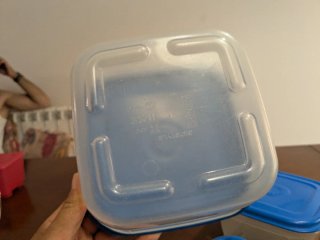 Set 3 Contenitori Porta Alimenti Blu