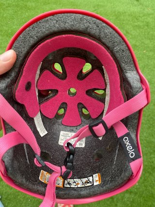 Casco rosa Oxelo