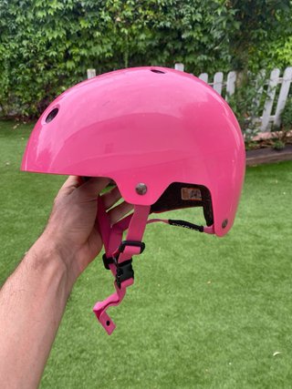 Casco rosa Oxelo