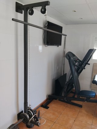 Vendo conjunto de maquinas de gimnasio