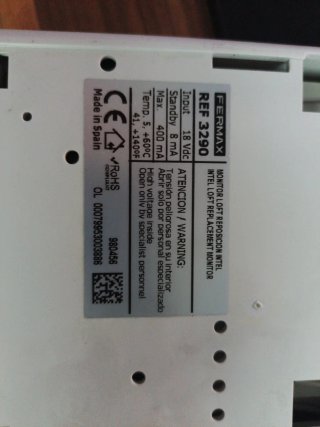 Telefonillo a color Fermax 3290 y placa 3385