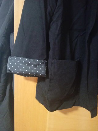 Chaqueta fina Clockhouse negra