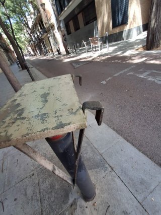 Estante suplemento para escalera