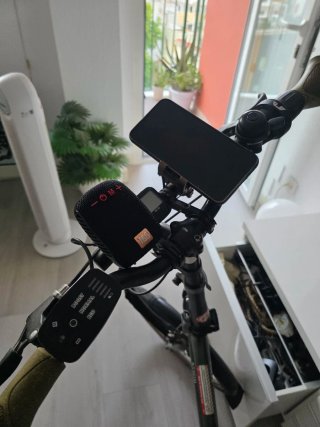 Bicicleta BTWIN plegable eléctrica