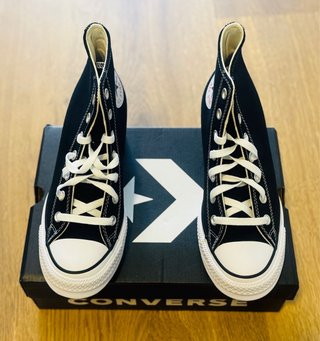 Converse Altas Negras Talla 38