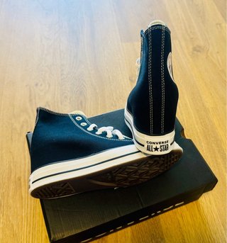 Converse Altas Negras Talla 38