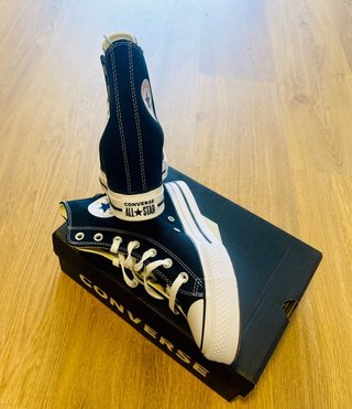 Converse Altas Negras Talla 38
