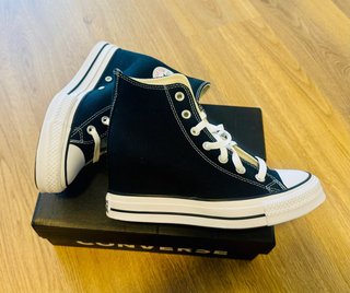 Converse Altas Negras Talla 38