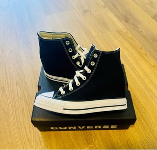Converse Altas Negras Talla 38