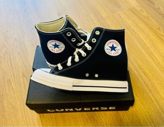 Converse Altas Negras Talla 38