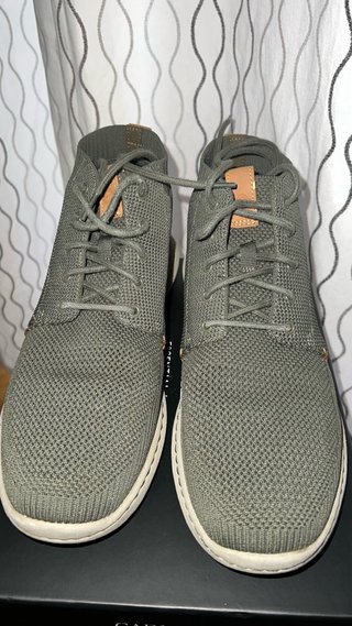 Botines verdes de tejido