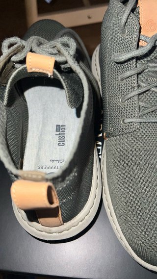 Botines verdes de tejido