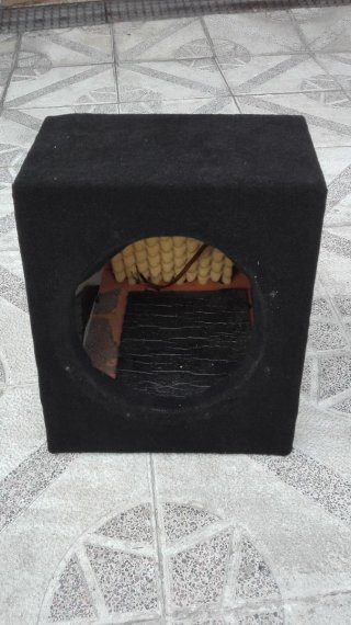 Cajón Subwoofer 10 Pulgadas Negro