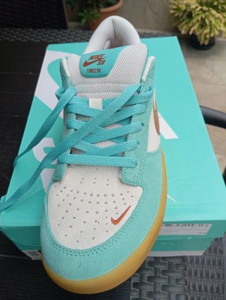 Zapatillas Nike SB Force 58 Teal/Blanco
