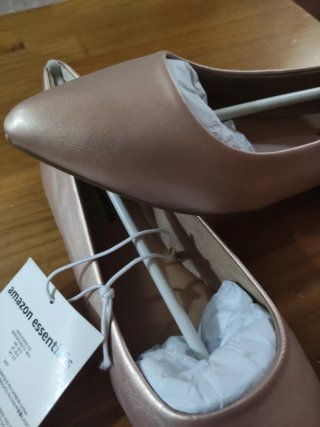 Bailarinas Beige Talla 36.5 Amazon Essentials