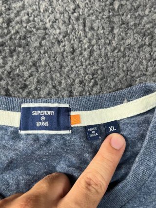 Camiseta Superdry Gris