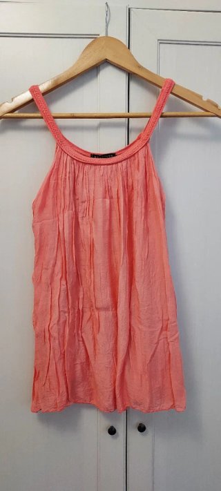 Top tirantes Reactivo Moda talla única coral