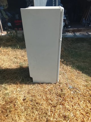 Nevera blanca con congelador