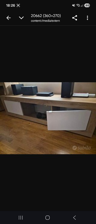 Mobile TV Legno