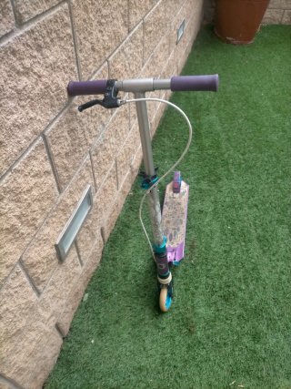 Patinete Oxelo Morado y Azul