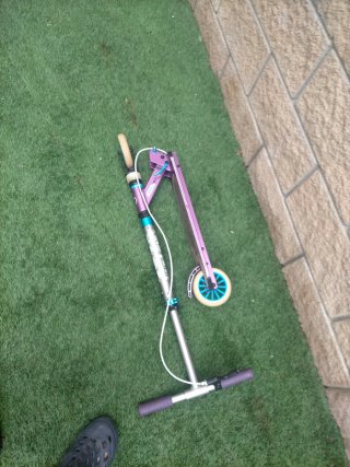 Patinete Oxelo Morado y Azul
