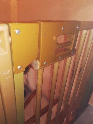 Barrera de seguridad para bebés anchura ajustable