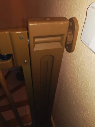 Barrera de seguridad para bebés anchura ajustable