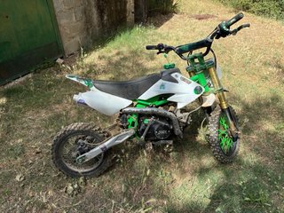 Pit Bike Enduro/Motocross Verde y Blanca