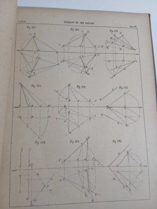 Antiguo curso de Geometría Descriptiva.año 1904