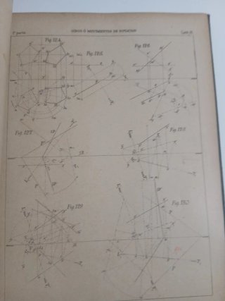 Antiguo curso de Geometría Descriptiva.año 1904