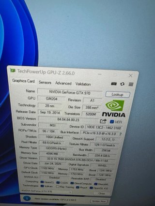 GTX 970 4GB Tarjeta Gráfica#004257