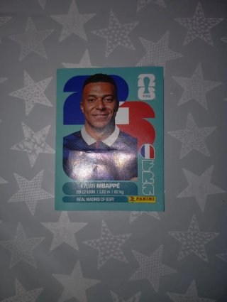 Cromo Mundial 2026 Kylian Mbappé