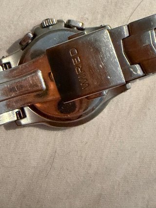 Reloj Wired cara azul