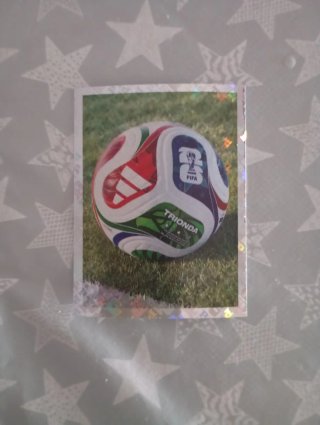 Cromo Balón Mundial FIFA Trionda