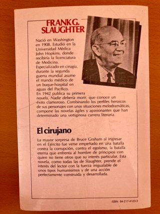 5€ por todos. 4 Libros Frank G. Slaughter