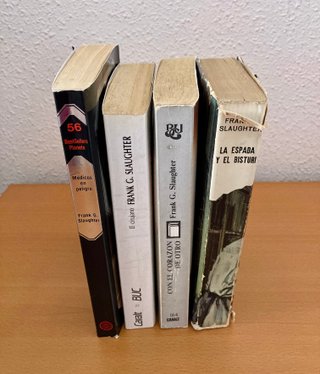 5€ por todos. 4 Libros Frank G. Slaughter