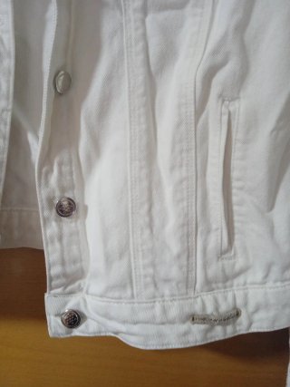 Chaqueta vaquera blanca Talla M