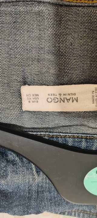 Cazadora vaquera Mango Talla S