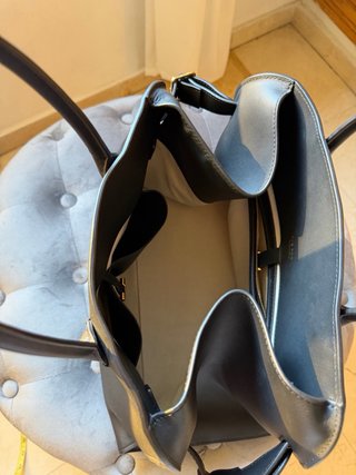 Bolso Grande Negro de Piel