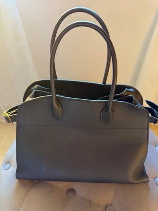 Bolso Grande Negro de Piel