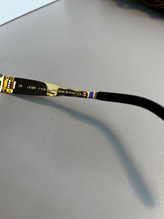 Occhiali Celine Triomphe Oro Nero CL40235U
