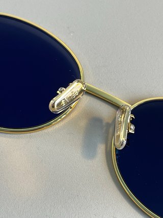 Occhiali Celine Triomphe Oro Nero CL40235U