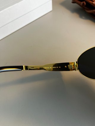 Occhiali Celine Triomphe Oro Nero CL40235U