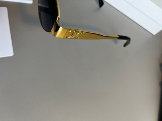 Occhiali Celine Triomphe Oro Nero CL40235U