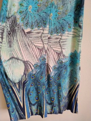 Vestido largo estampado sin estrenar