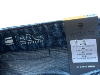 G-Star RAW ARC 3D Low Boyfriend Jeans W23 L32