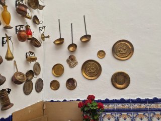 Oggetti decorativi in ottone d'epoca