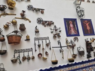 Oggetti decorativi in ottone d'epoca